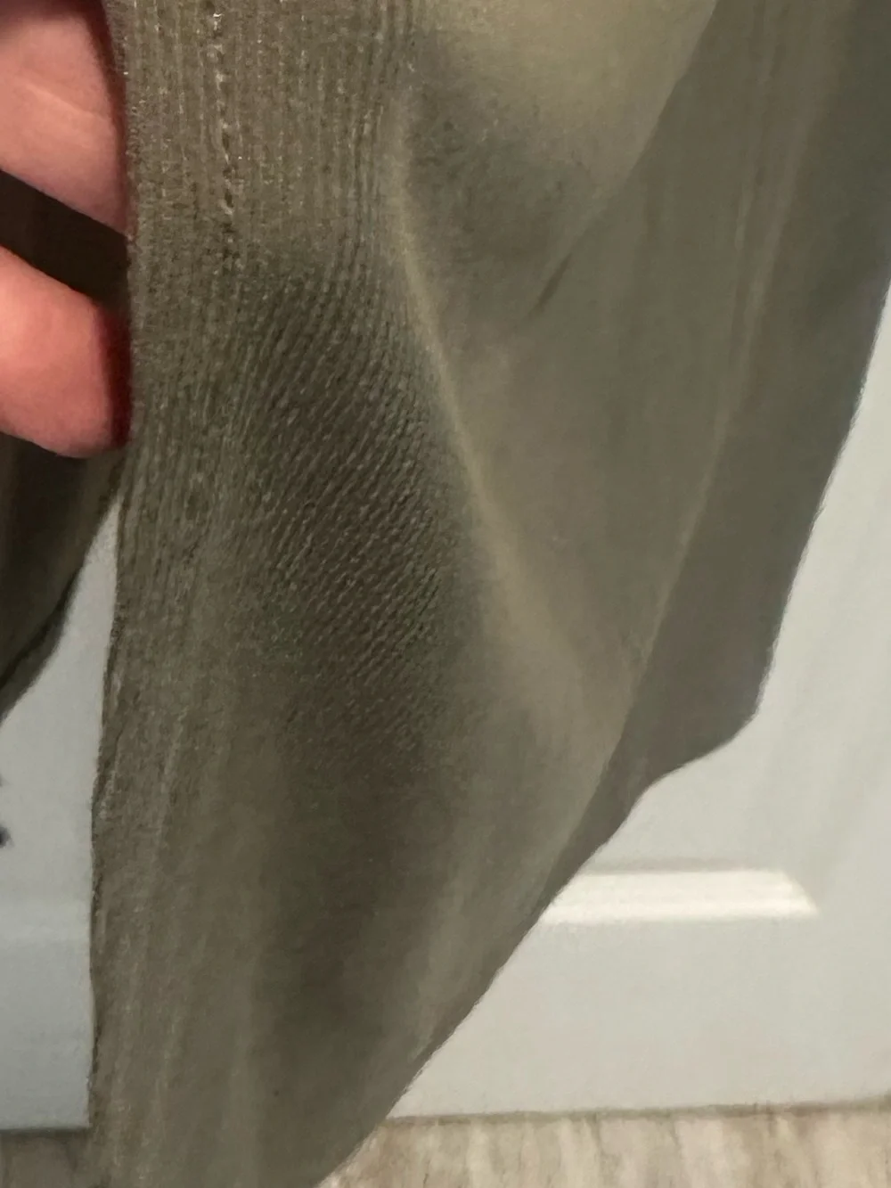 Women’s Heart & Hips Double V Neck Ribbed Bodycon Maxi Dress Olive Green Size M - Picture 7 of 8